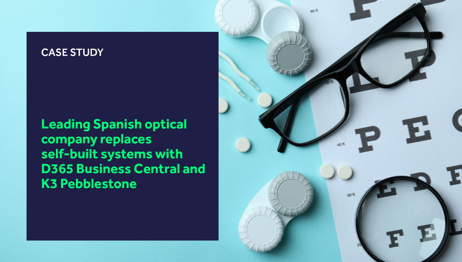 Leading Spanish optical company replaces self-built systems with D365 Business Central and K3 Pebblestone