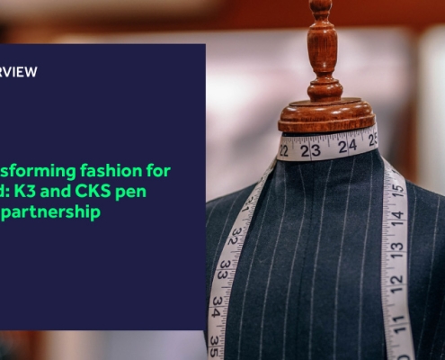 Transforming fashion for good: K3 and CKS pen new partnership blog header