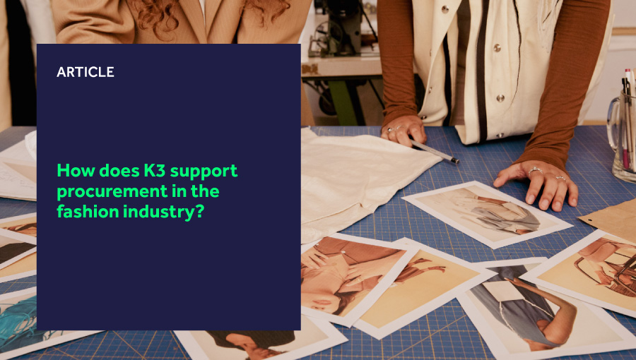 How does K3 support procurement in the fashion industry? blog header